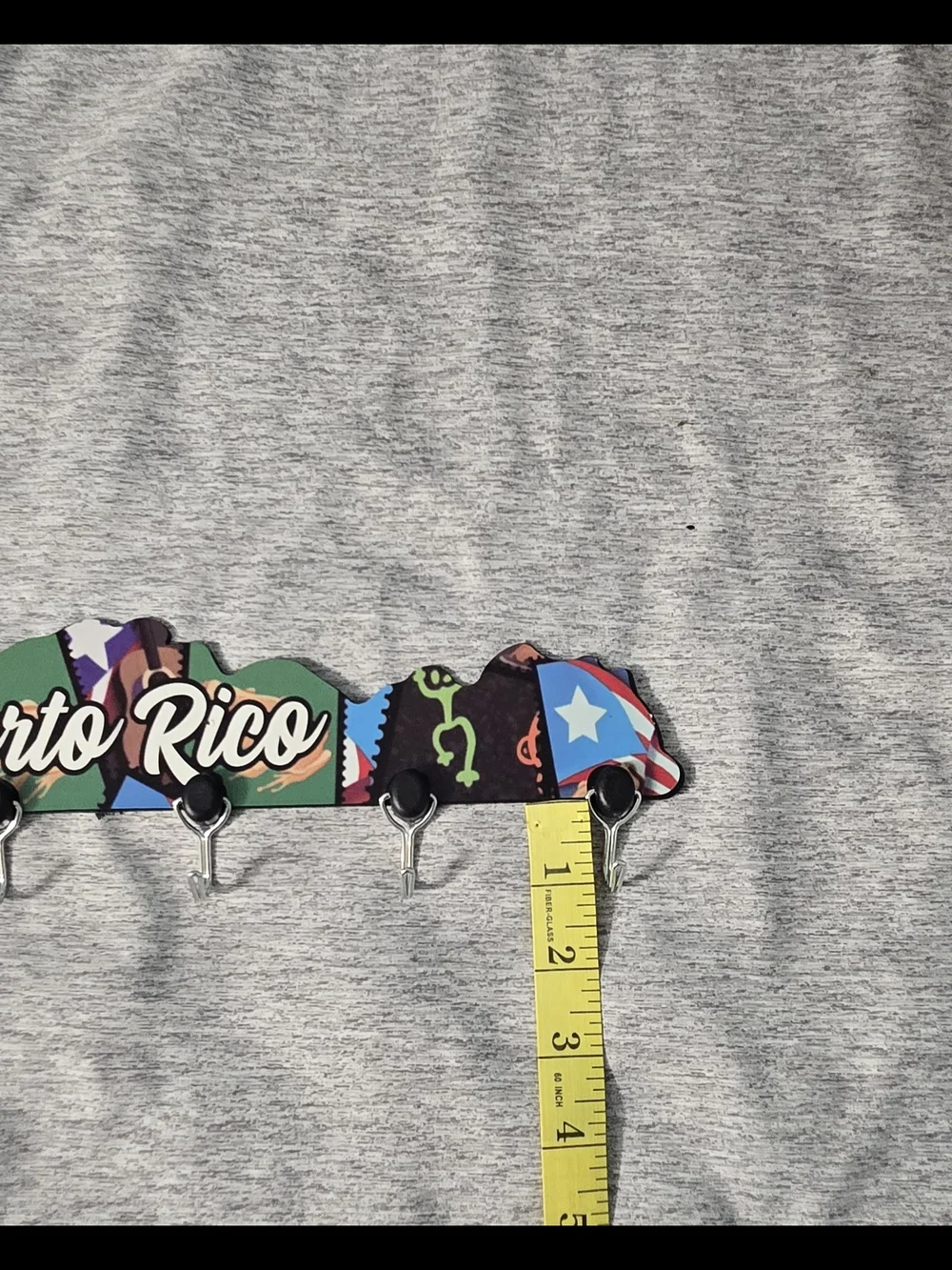 Puerto Rico Colorful Wall Hook Rack - Picture 10 of 11
